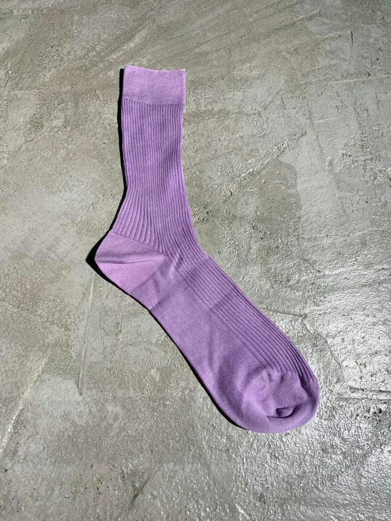 Marzia Lavender Cotton Socks