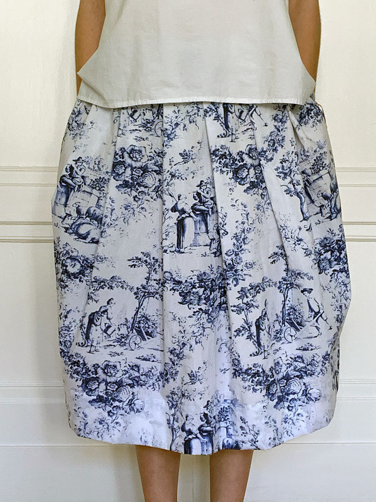 Les Moutons Noirs Delft Pleated Skirt