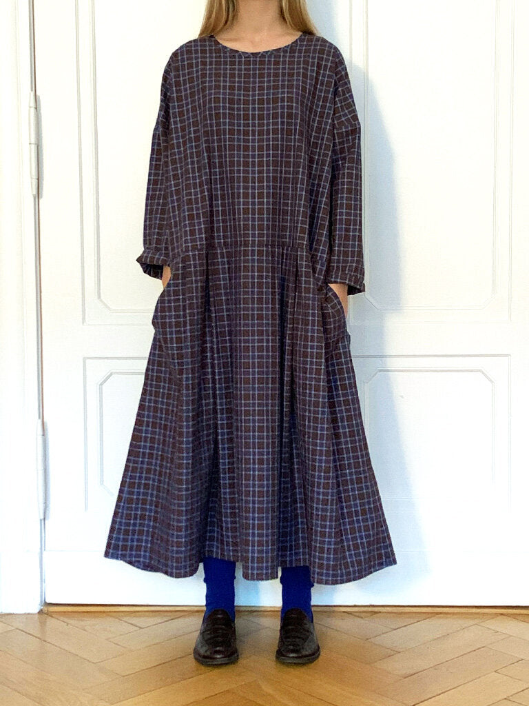 Les Moutons Noirs Edith Checked Flannel Dress