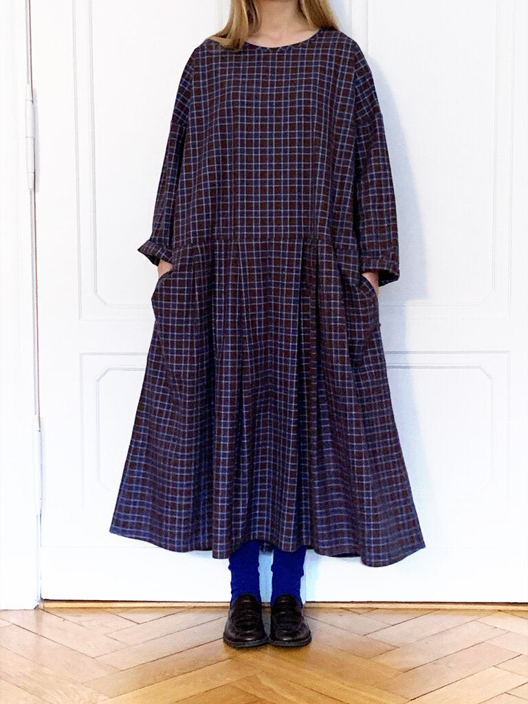 Les Moutons Noirs Edith Checked Flannel Dress