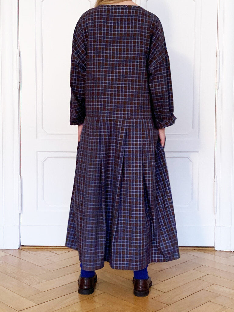 Les Moutons Noirs Edith Checked Flannel Dress