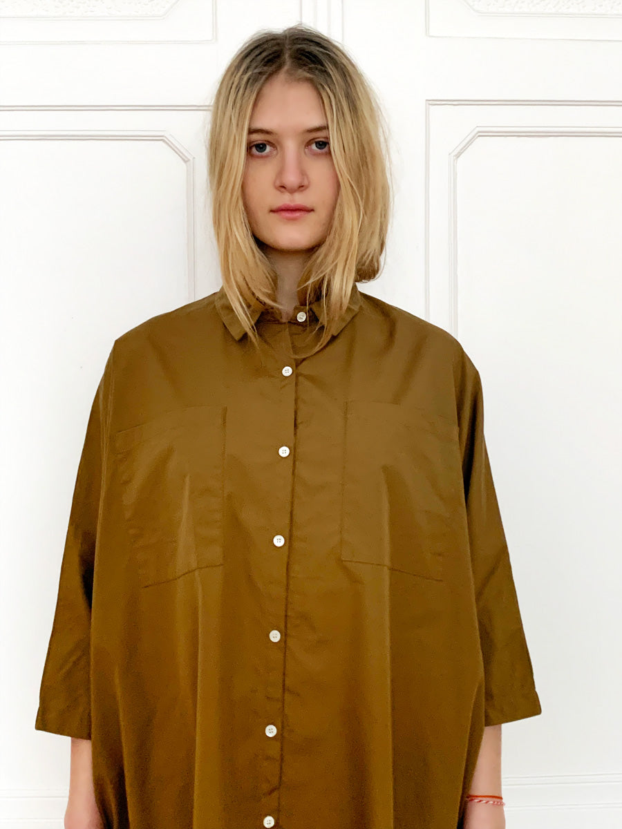 Gallego Desportes Geneviève Poplin Shirt Dress