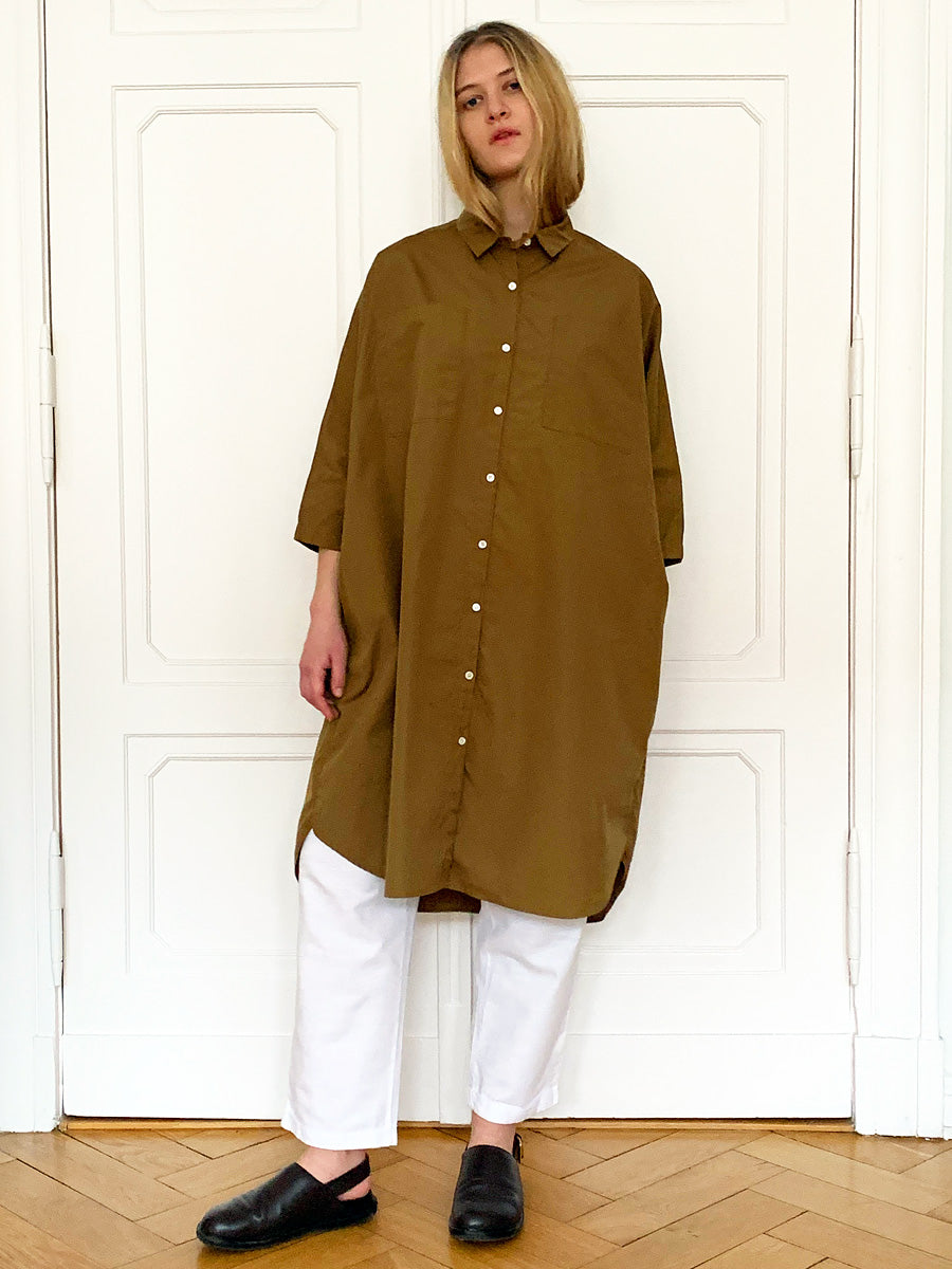 Gallego Desportes Geneviève Poplin Shirt Dress