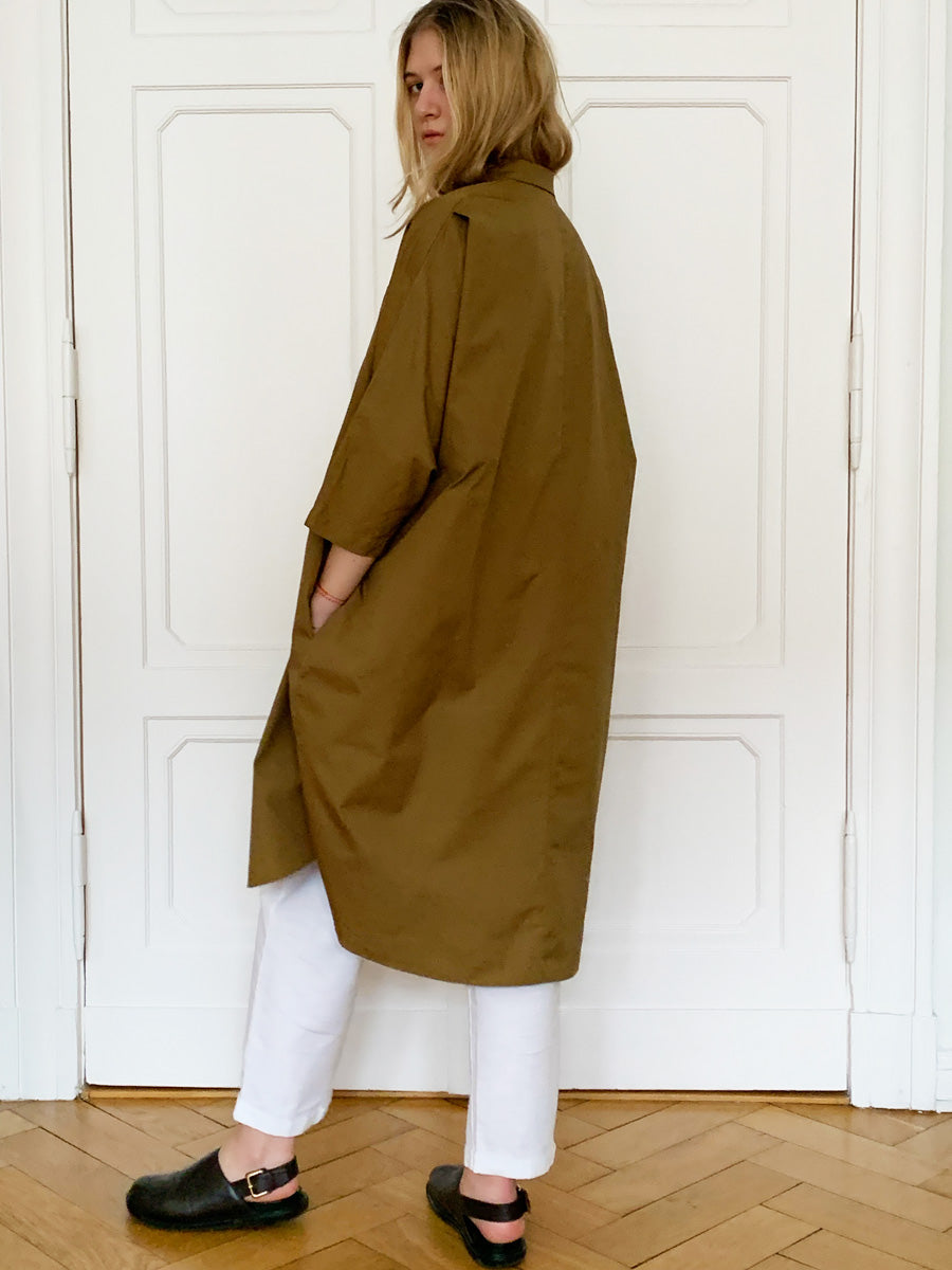 Gallego Desportes Geneviève Poplin Shirt Dress