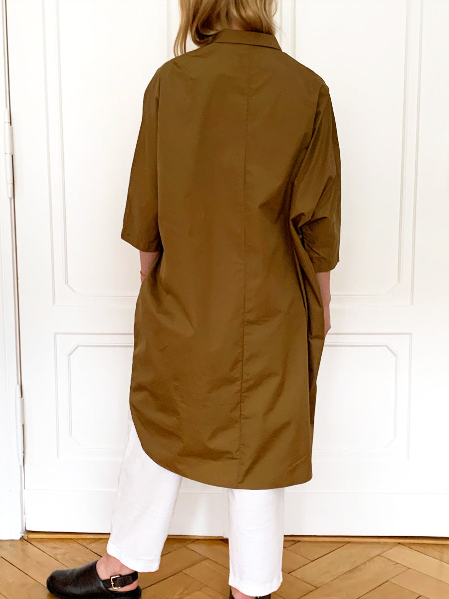 Gallego Desportes Geneviève Poplin Shirt Dress