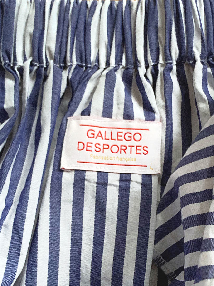 Gallego Desportes Striped Poplin Skirt