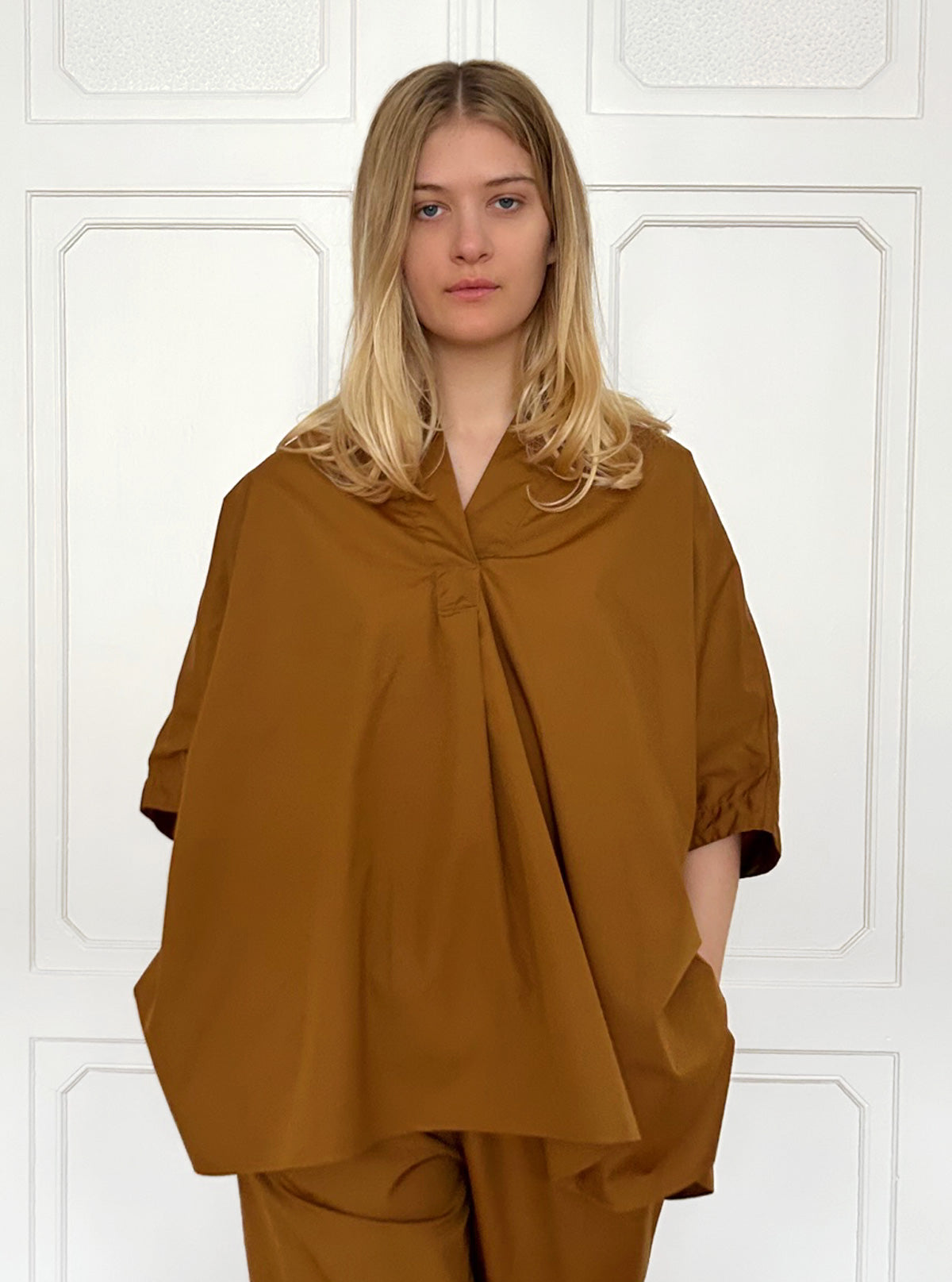 Gallego Desportes Lucia Oversized Shirt Rusty Brown