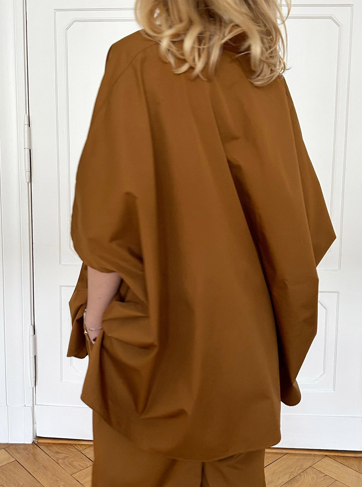 Gallego Desportes Lucia Oversized Shirt Rusty Brown