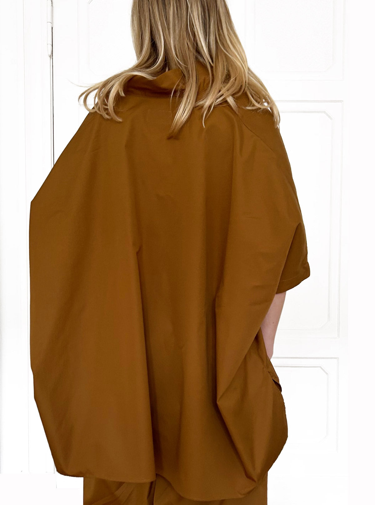 Gallego Desportes Lucia Oversized Shirt Rusty Brown