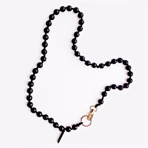 Les Moutons Noirs Poppy Key Charm Necklace