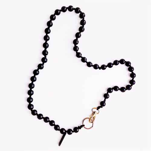 Les Moutons Noirs Poppy Key Charm Necklace
