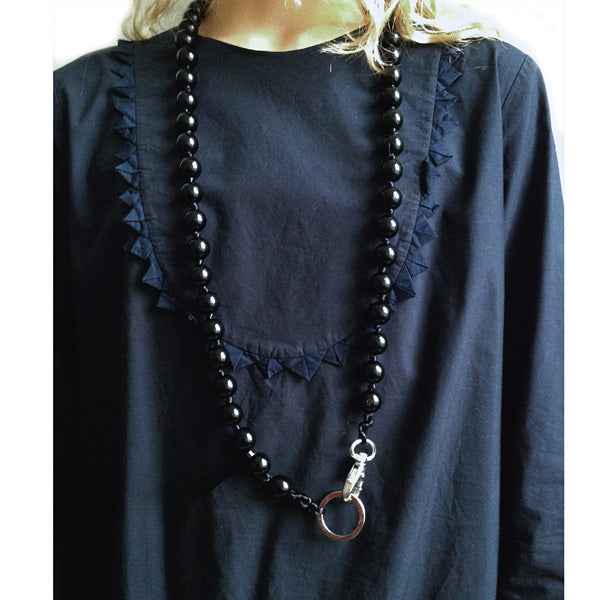 Les Moutons Noirs Poppy Key Charm Necklace