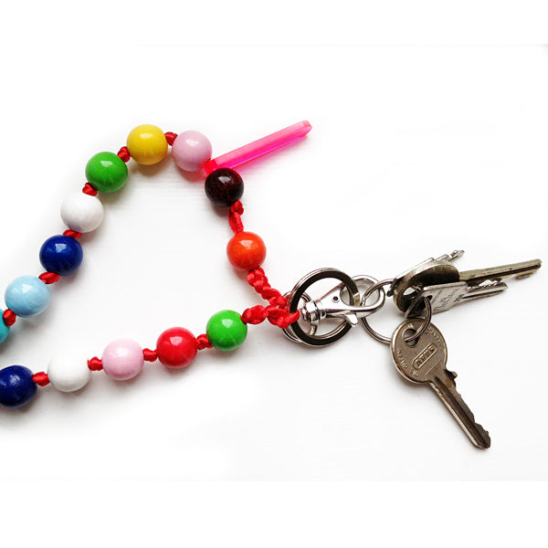 Les Moutons Noirs Poppy Key Charm Necklace