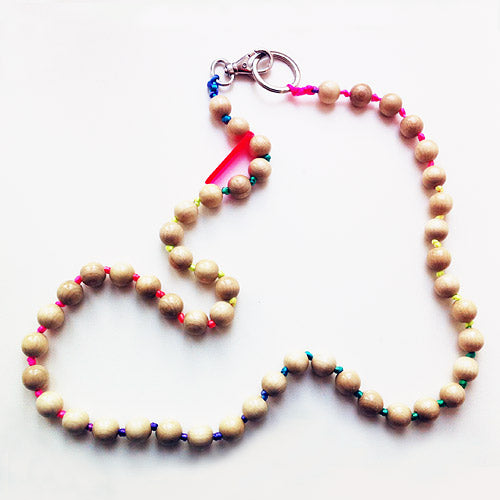 Les Moutons Noirs Poppy Key Charm Necklace
