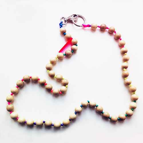 Les Moutons Noirs Poppy Key Charm Necklace
