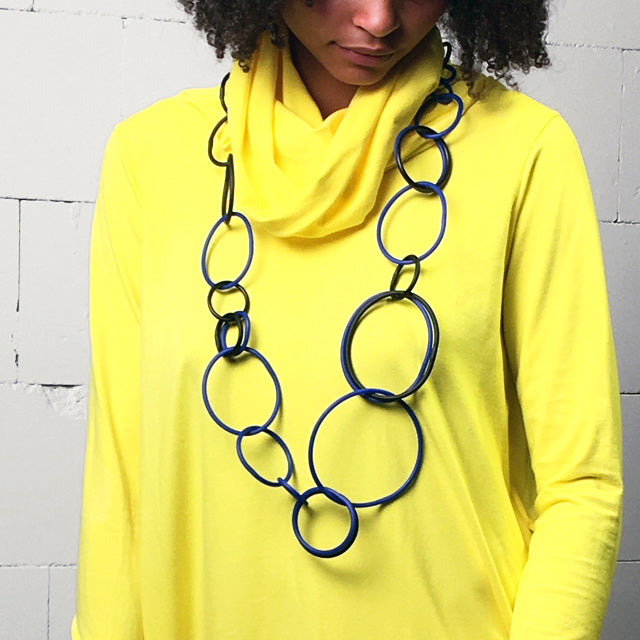 Les Moutons Noirs Ada Rubber Chain Necklace