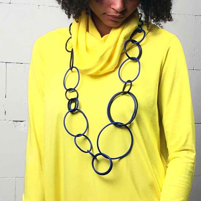 Les Moutons Noirs Ada Rubber Chain Necklace