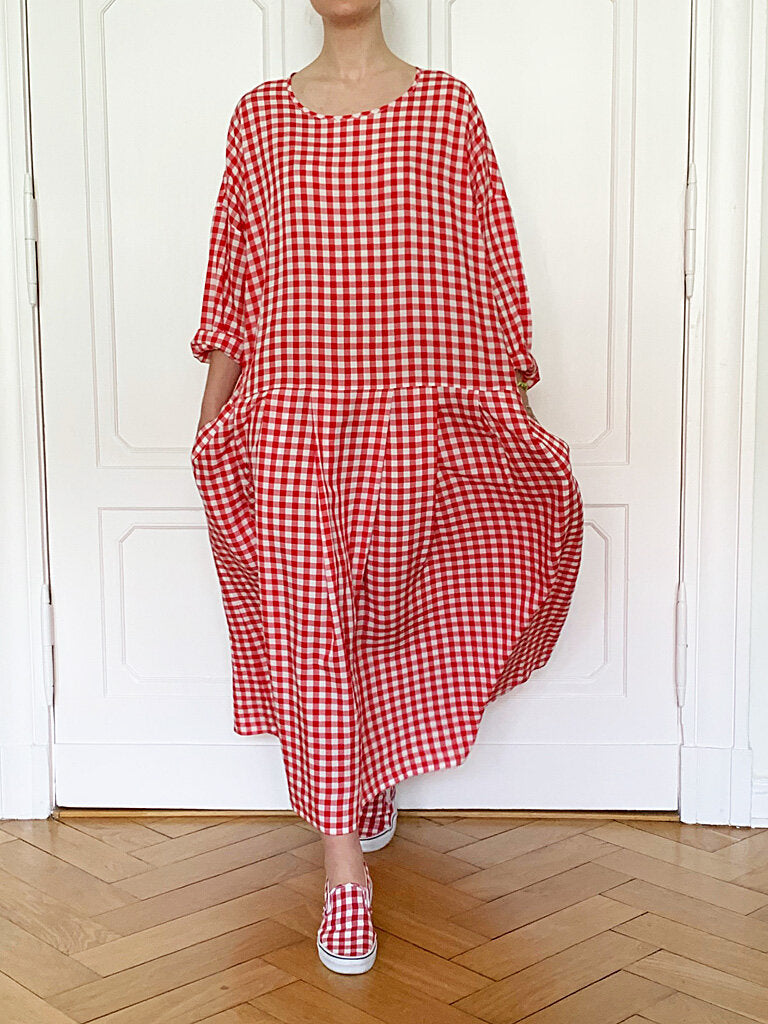 Les Moutons Noirs Lotta Gingham Dress