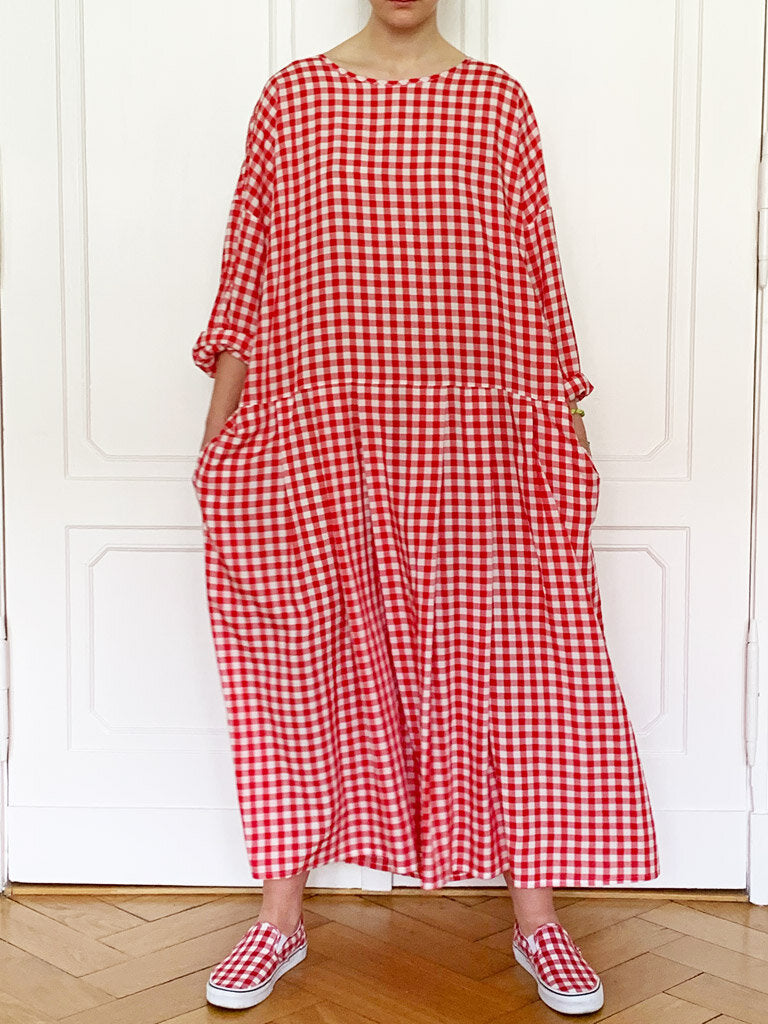 Les Moutons Noirs Lotta Gingham Dress