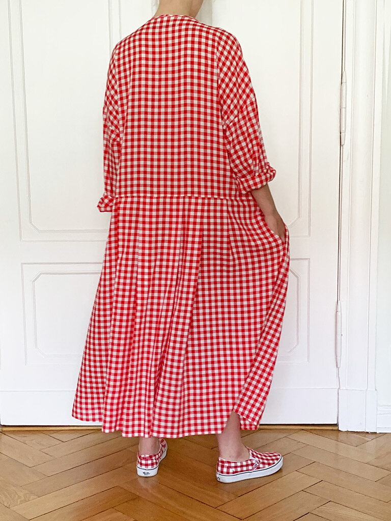 Les Moutons Noirs Lotta Gingham Dress