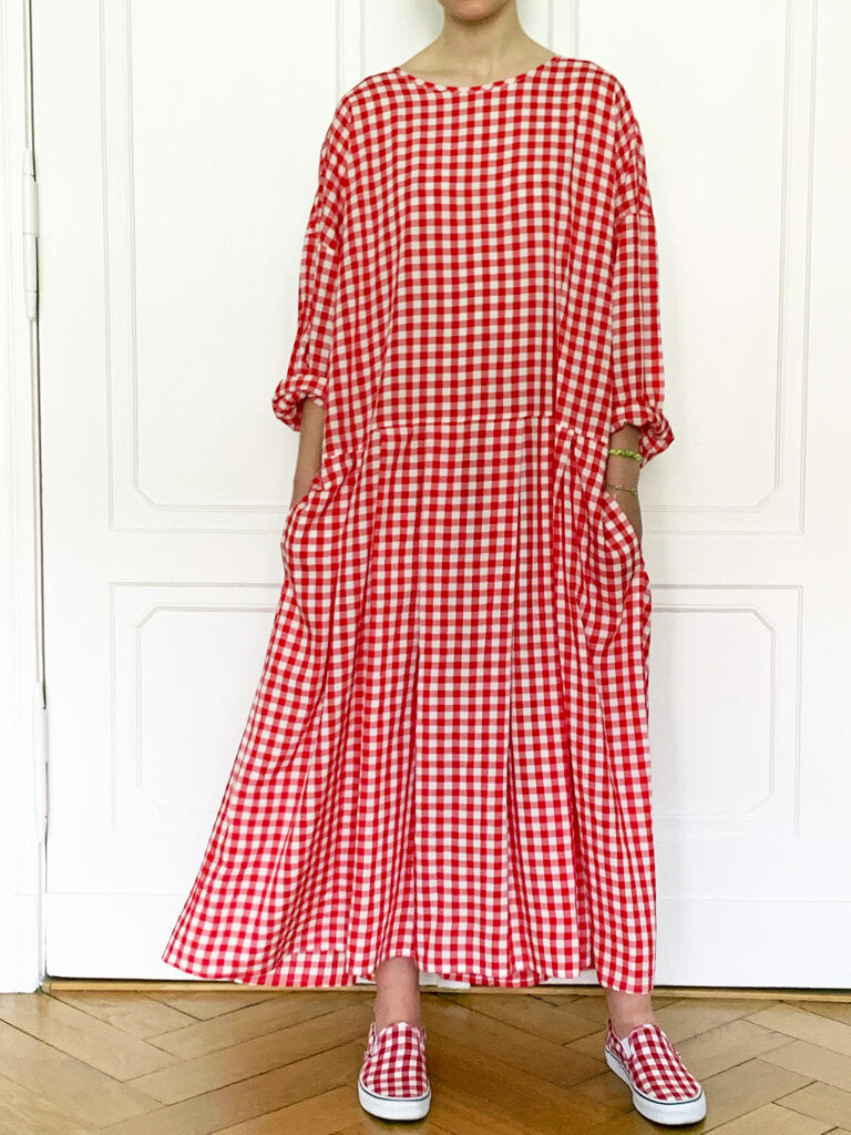 Les Moutons Noirs Lotta Gingham Dress