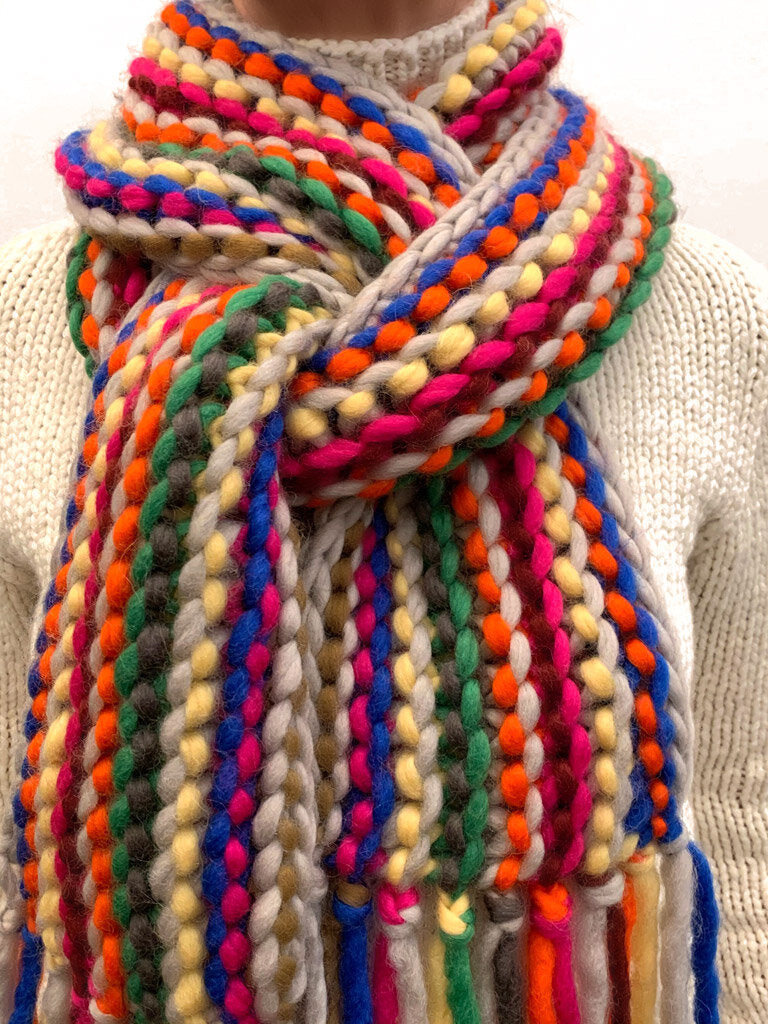 Wommelsdorff Pippi Knitted Wool Scarf