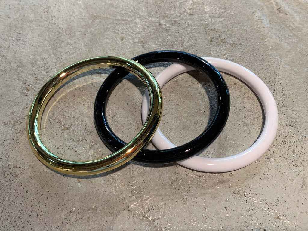 Poppy Round Bangles Set of 3