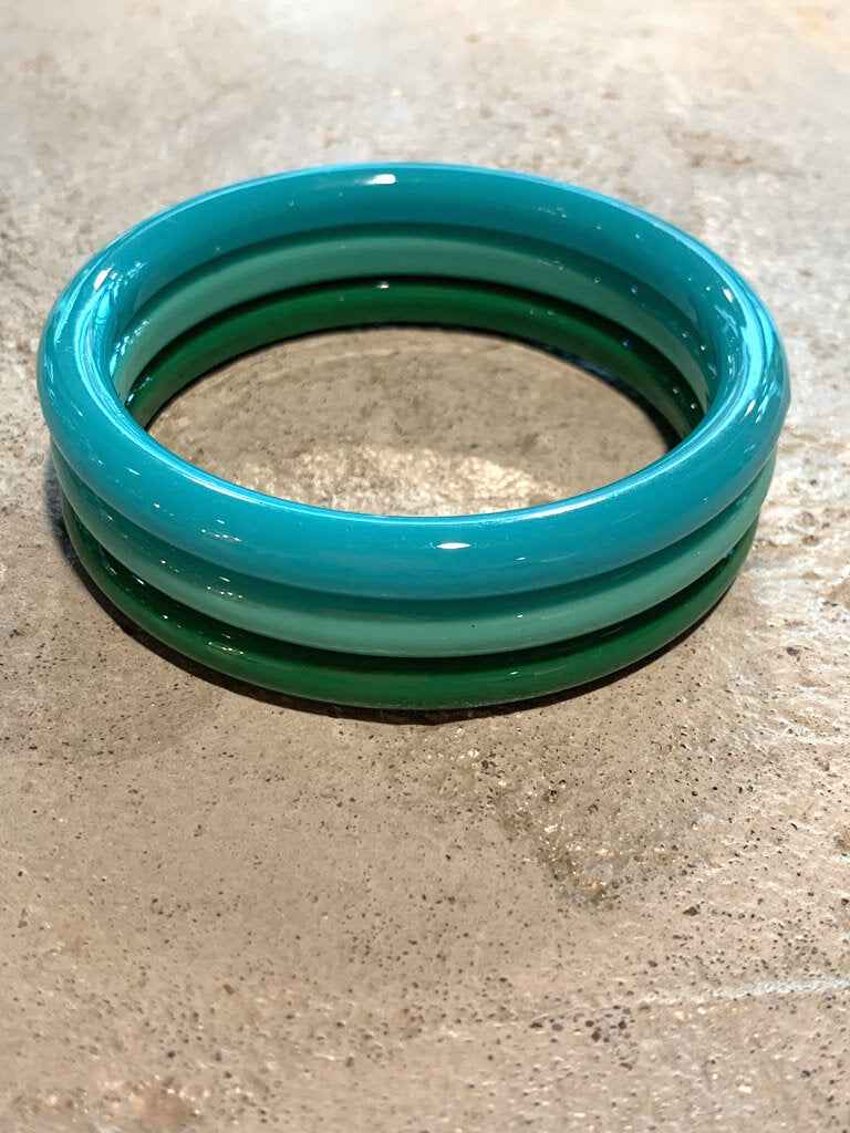 Poppy Round Bangles Set of 3