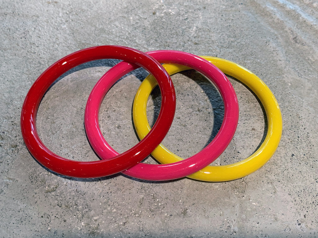 Poppy Round Bangles Set of 3