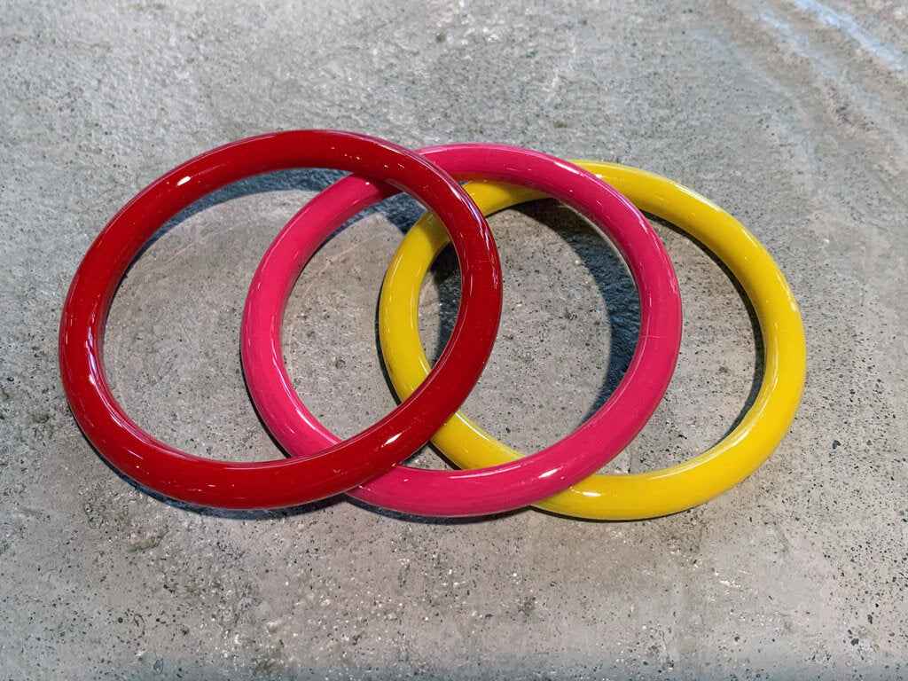 Poppy Round Bangles Set of 3