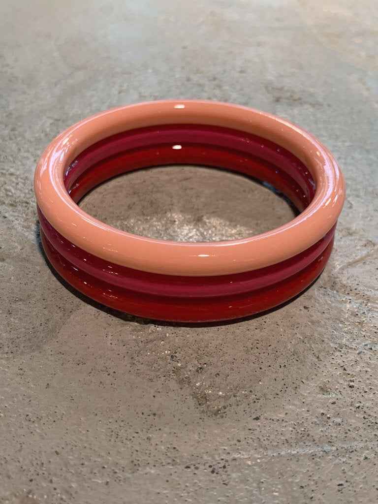 Poppy Round Bangles Set of 3
