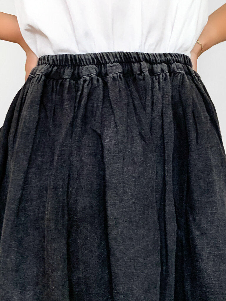 Les Moutons Noirs Rabe Linen Skirt