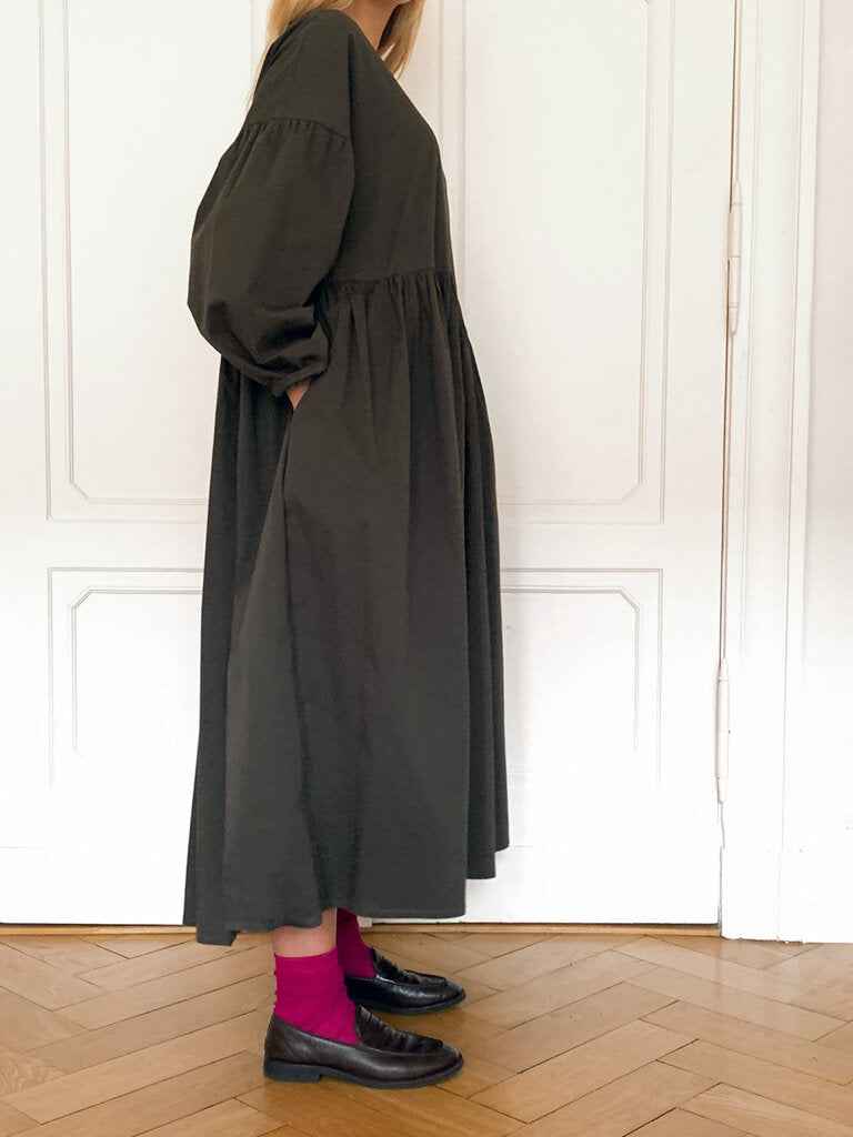 Les Moutons Noirs Rosemary Gathered Dress