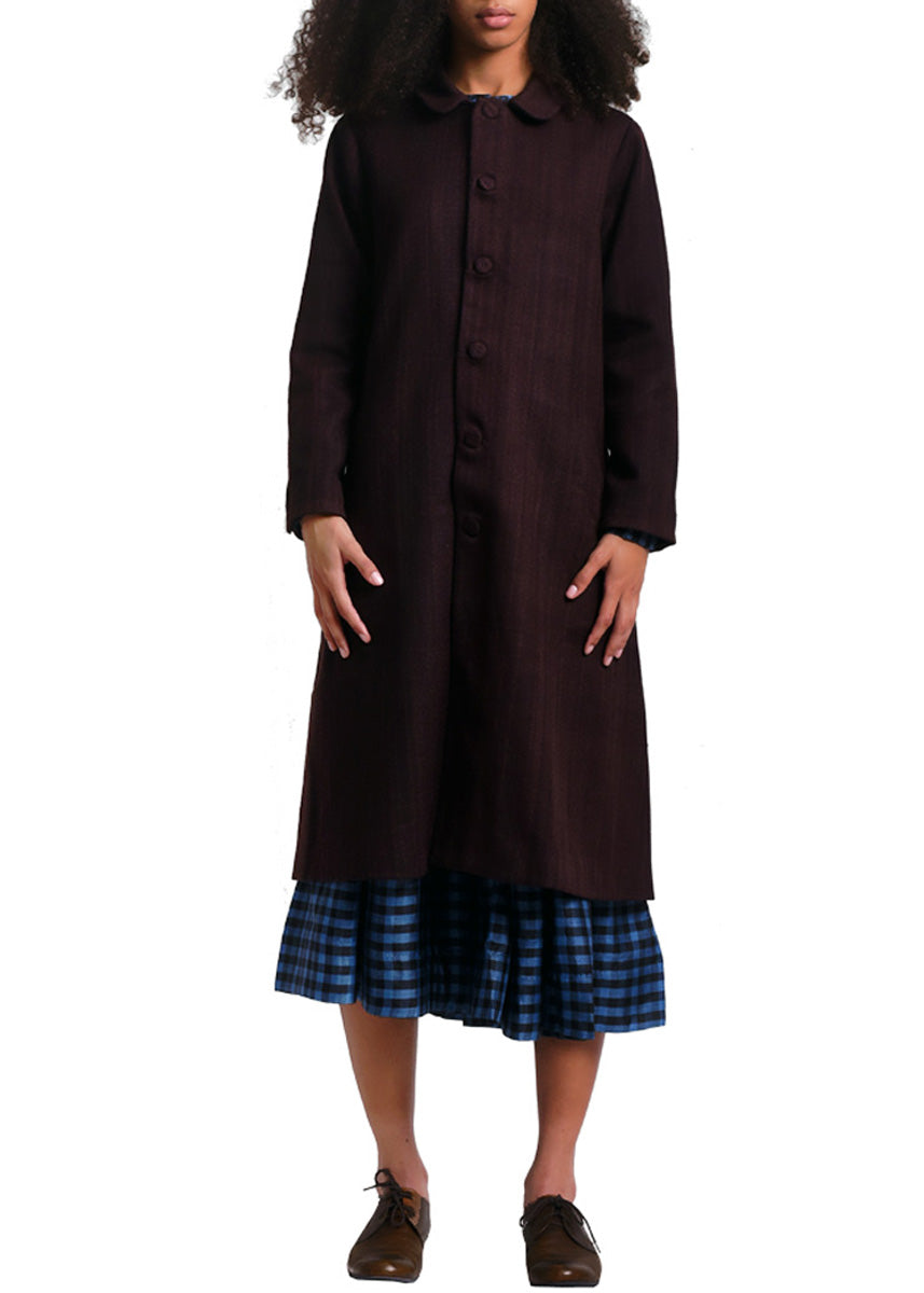 Maku Sambula Wool Silk Coat