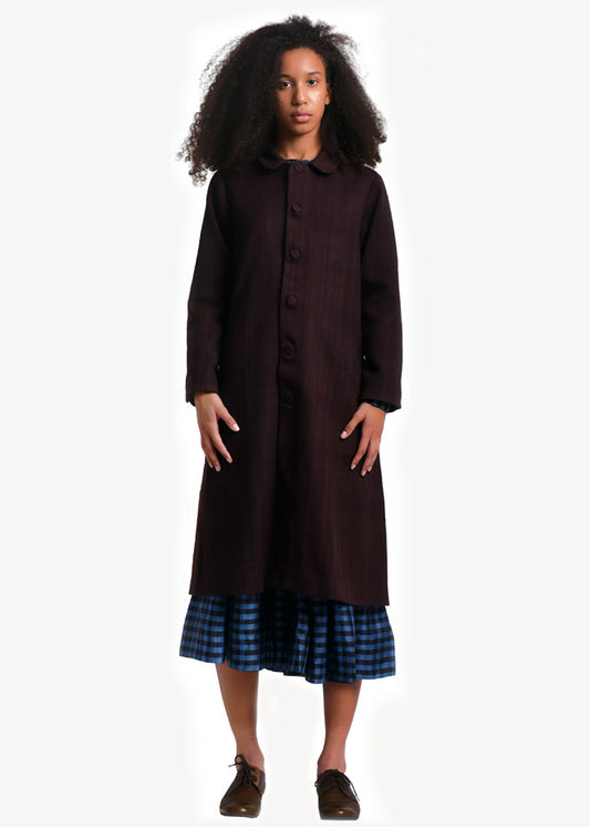 Maku Sambula Wool Silk Coat