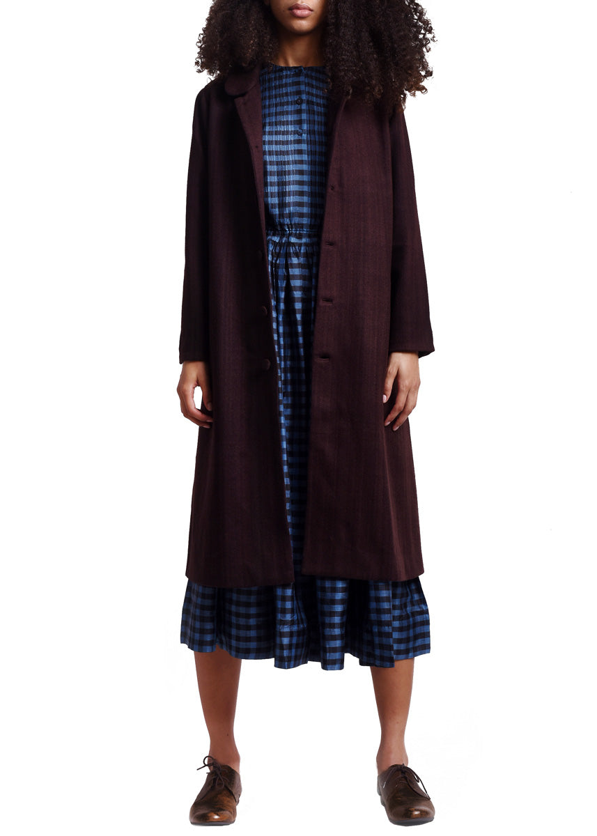 Maku Sambula Wool Silk Coat