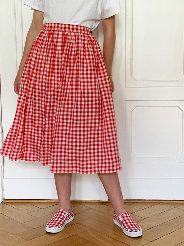 Les Moutons Noirs Sofia Gingham Skirt