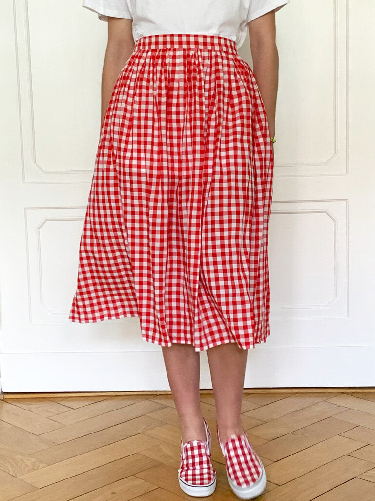 Les Moutons Noirs Sofia Gingham Skirt