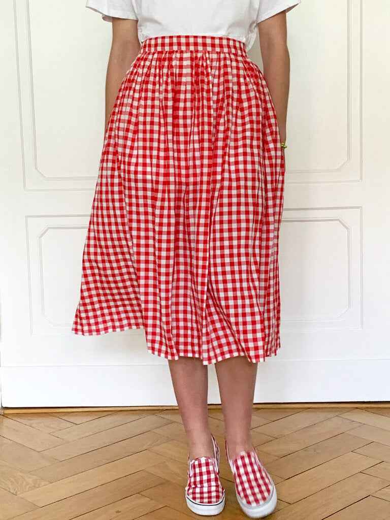 Les Moutons Noirs Sofia Gingham Skirt