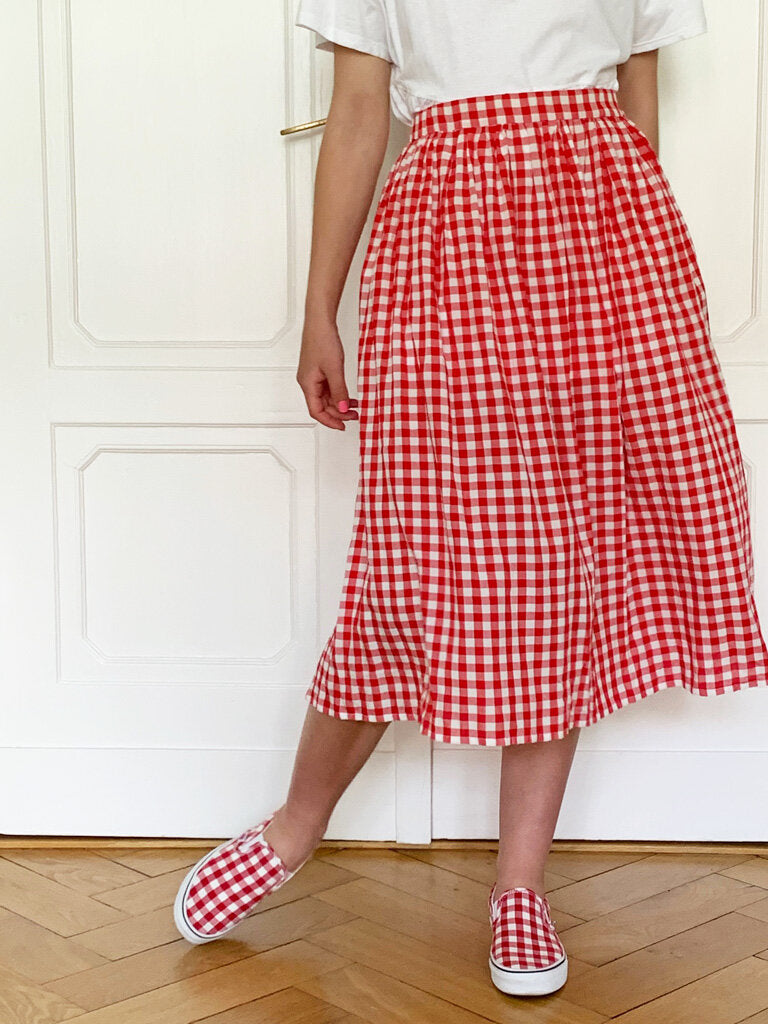 Les Moutons Noirs Sofia Gingham Skirt