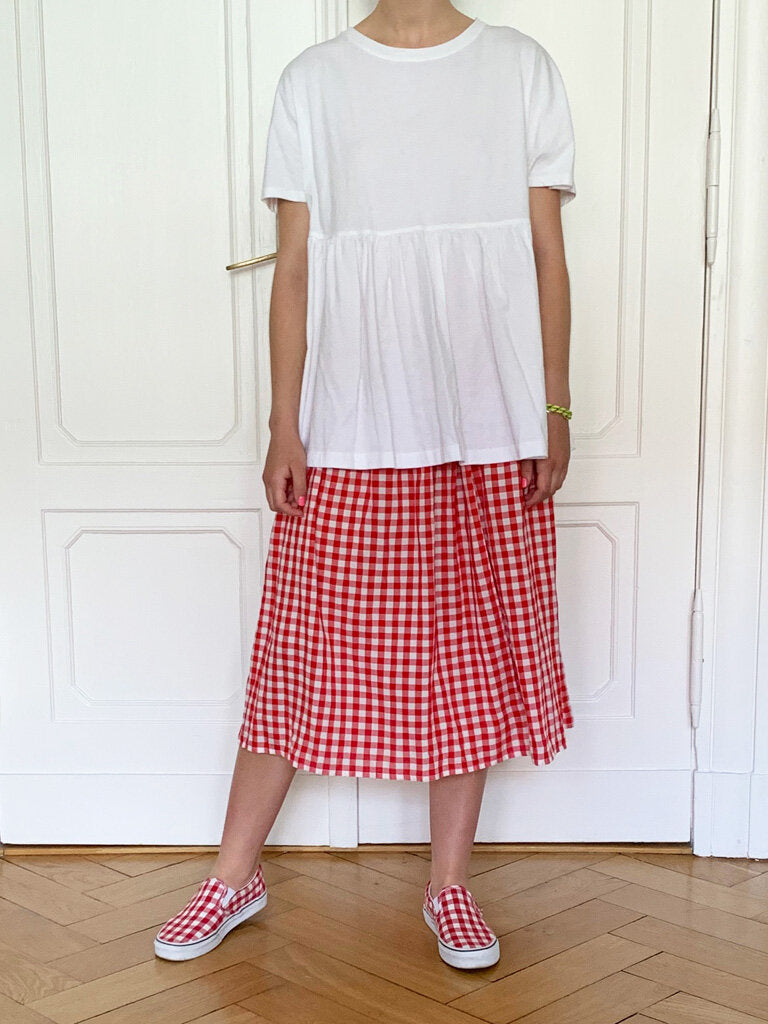 Les Moutons Noirs Sofia Gingham Skirt