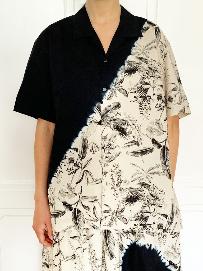 Suzusan Botanical Shibori Shirt