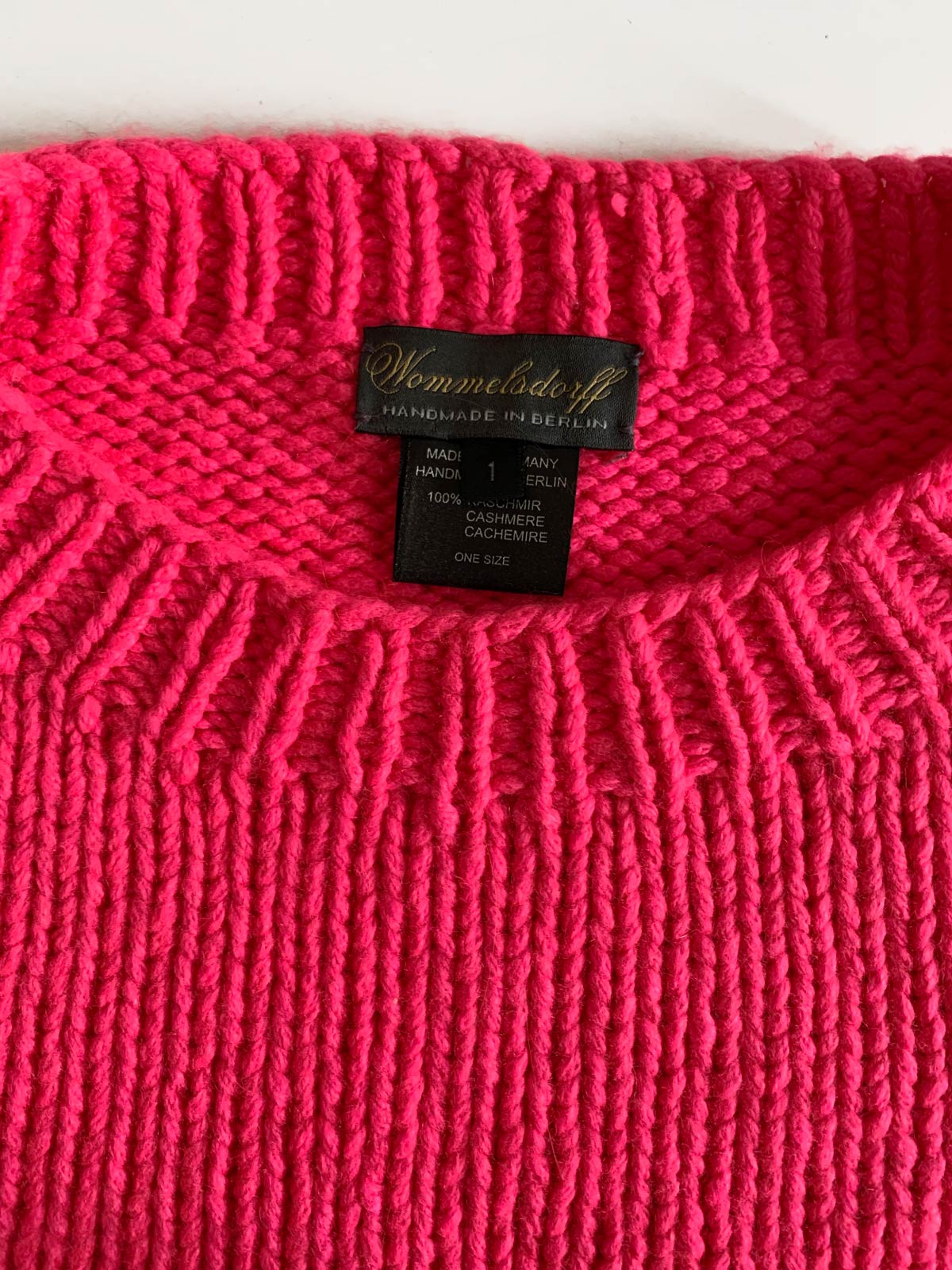 Wommelsdorff Tura Cashmere Round Neck Sweater