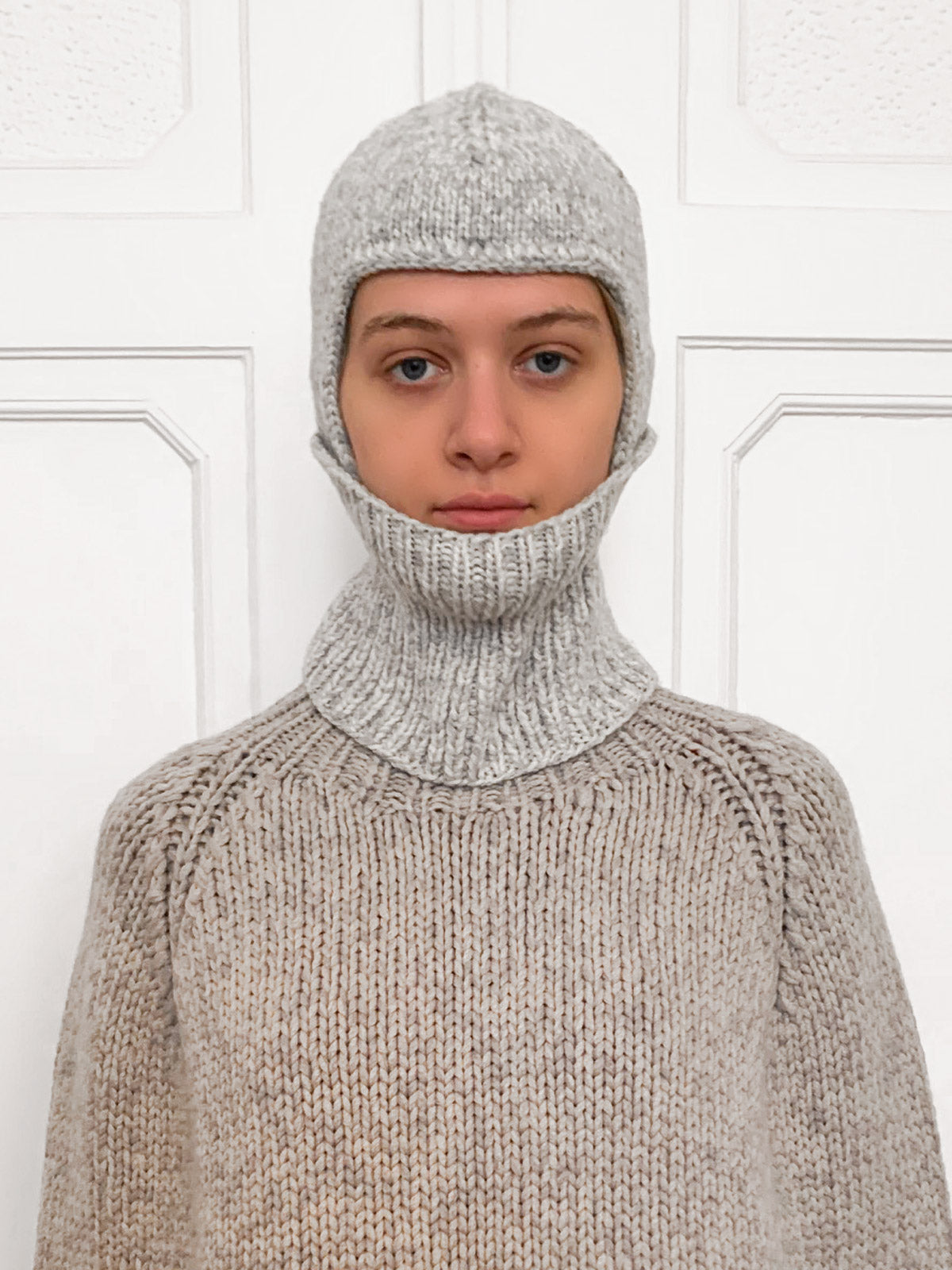 Wommelsdorff Sab Cashmere Balaclava Grey Melange