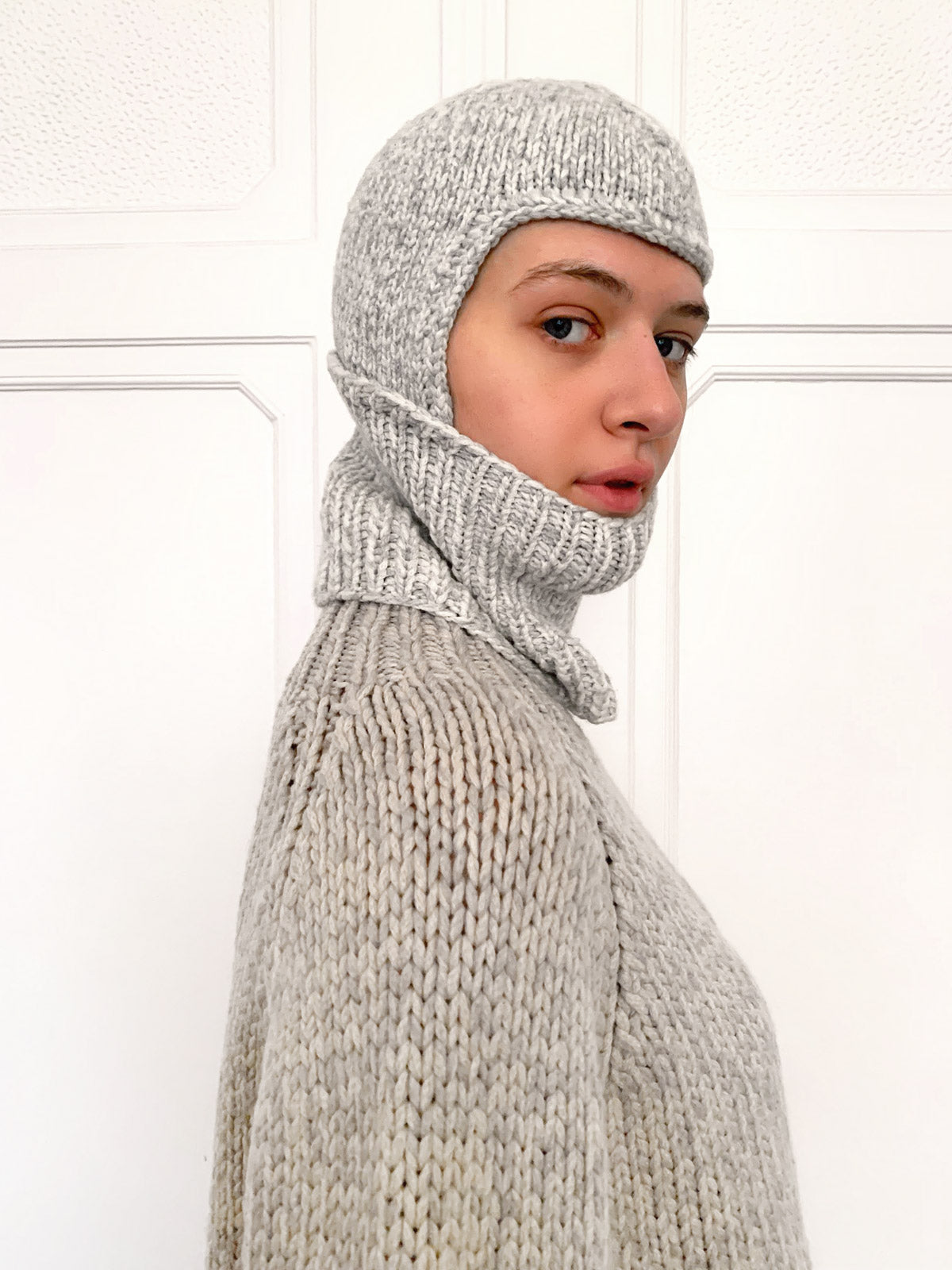 Wommelsdorff Sab Cashmere Balaclava Grey Melange