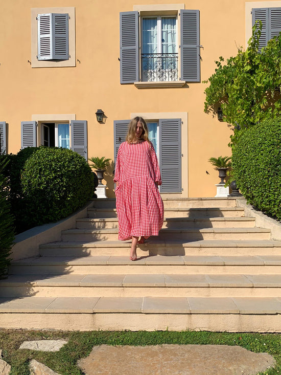 Les Moutons Noirs Gingham Dress