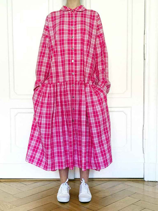 Les Moutons Noirs Freckle Check Dress