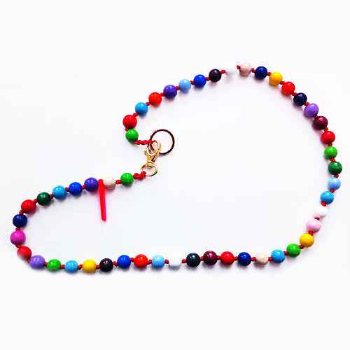 Les Moutons Noirs Poppy Key Charm Necklace