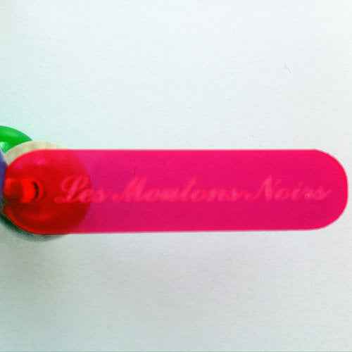 Les Moutons Noirs Blue Key Charm Necklace