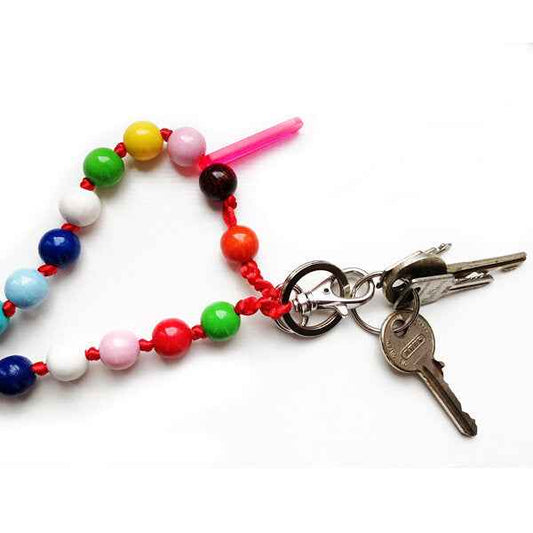 Les Moutons Noirs Multicolour Key Charm Necklace